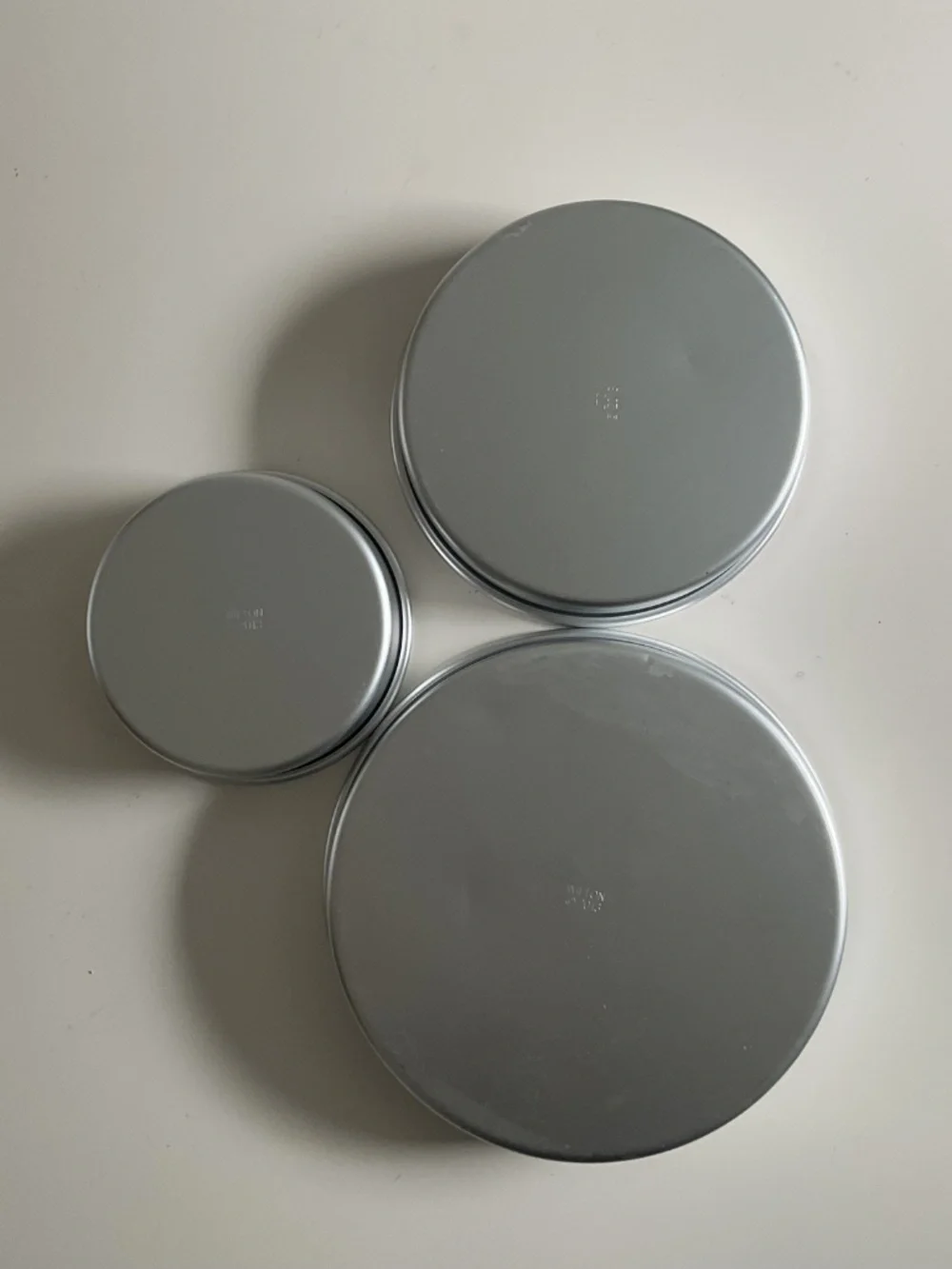 Wilton 3 Piece Round Cake Pan Set Aluminum Baking